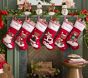 Bear Quilted Christmas Stocking Collection