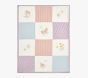 Wildflower Butterfly Patchwork Heirloom Kid Throw Blanket