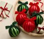 Shatterproof Flocked Ball with Bow Ornaments, Set of 6