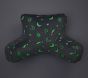Glow-in-the-Dark Faux Fur Throw &amp; Backrest Pillow Cover