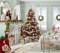 Embroidered Scallop Christmas Garland