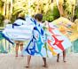 Whale Stripe Kid Beach Towel UPF 50+