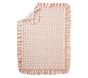Ruffle Belgian Linen Toddler Quilt (Crib Sized)