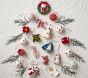 Felted Nativity Scene Ornaments, Set of 12