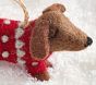 Felted Holiday Dogs Ornaments, Set of 5