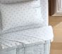 Bella Bow Stripe Organic Cotton Sheet Set