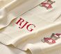 Christmas Bears Needlepoint Baby Blanket