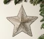 Oversized Wrapped Silver Star Ornament