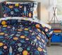 Solar System Glow-in-the-Dark Cotton Duvet Cover &amp; Shams