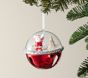 Shatterproof Mercury Scenic Jingle Bell Santa Ornament