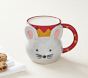 Rifle Paper Co. Christmas Shaped Kids Mugs, Set of 2