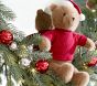 Teddy Bear Light-Up Christmas Demi Wreath