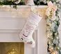 Pink Quilted Christmas Stocking Collection