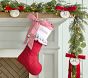 Quilted Ruffle Cuff Christmas Stocking Collection