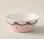 Pink Christmas Melamine Bowl