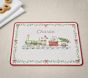 Classic Christmas Faux Leather Placemat