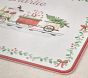 Classic Christmas Faux Leather Placemat