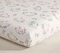 Unicorn Garden Organic Cotton Crib Fitted Sheet
