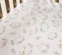 Unicorn Garden Organic Cotton Crib Fitted Sheet