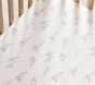 Luxe Critter Organic Cotton Crib Fitted Sheet