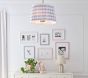 Gingham Pleat Pendant (17")