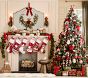 Santa Teddy Bear Christmas Tree Topper