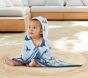 Whale Reversible Baby Beach Hooded Towel UPF 50+