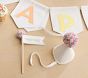 Birthday Banner, Party Hat and Cake Topper Set