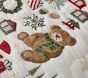 Holiday Teddy Bears Quilt &amp; Shams