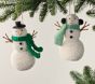 Knit Snowmen Ornaments, Set of 2