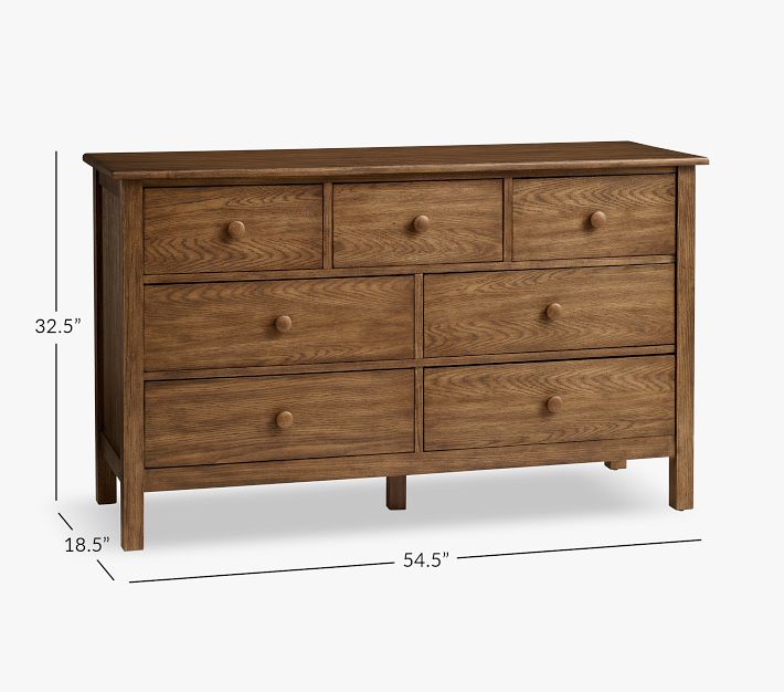 pottery barn brown dresser Kendall 7-Drawer (55w x 19d), Aged Oak, cheap small dresser