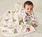 Christmas Bears Needlepoint Baby Blanket
