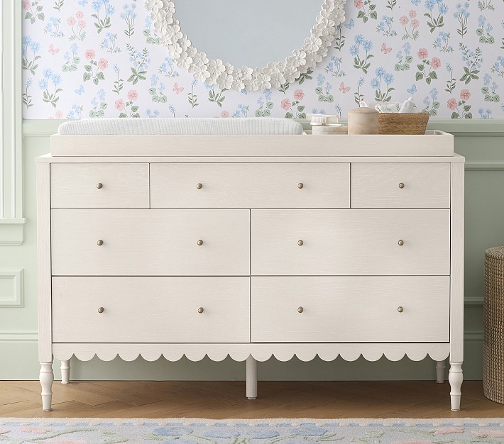 Penny Extra-Wide Dresser, French White