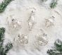 Shatterproof Harlequin Glitter Ornaments, Set of 5