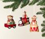Shatterproof Teddy Bear Ornaments, Set of 3