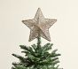 Wrapped Star Light-Up Tree Topper