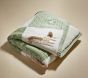 Giraffe Heirloom Sherpa-Backed Patchwork Knit Baby Blanket