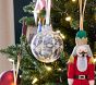 Shatterproof Harlequin Glitter Ornaments, Set of 5