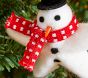 Snowman &amp; Stars Tree Picks, Set of 2