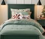 Candy Cane Village Organic Sheet Set