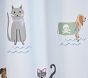 Salty Dog &amp; Cat Shower Curtain