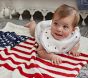American Flag Baby Blanket
