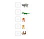 MAGNATILES Jungle Animals 25 Piece Magnetic Construction Set