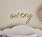 Personalized Gold Dibond Metal Name Sign