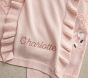 Blush Santa Bows Knit Baby Blanket
