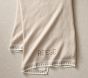Preppy Soft Touch Knit Border Baby Blanket