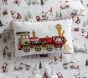 Cross Stitch Train Lumbar Pillow