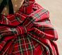 Stewart Plaid Santa Bag with Bow