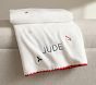 Tiny Holiday Wishes Embroidered Baby Blanket