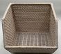 Open Box: Quinn Stackable Bins, Set of 2 - Whitewash